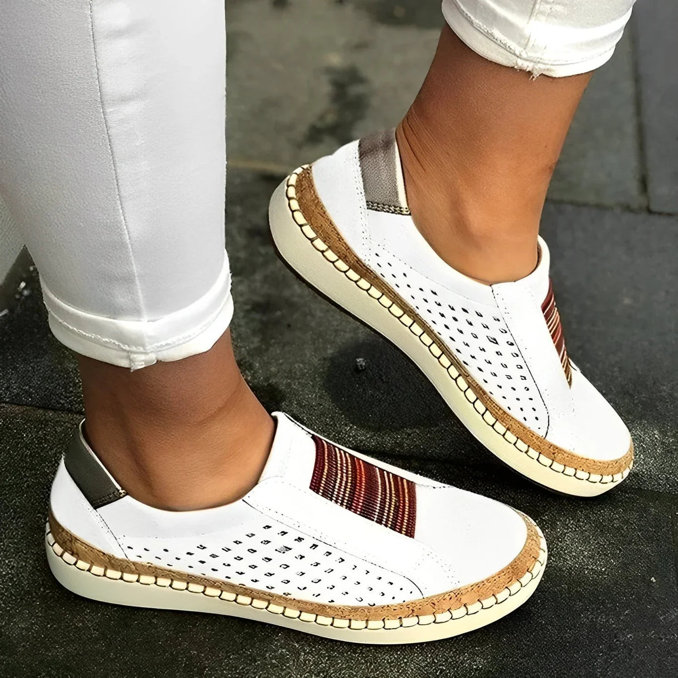 Breathable Platform Slip-On Loafers