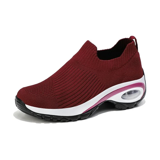 Women’s Air-Cushion Slip-On Walking Sneakers